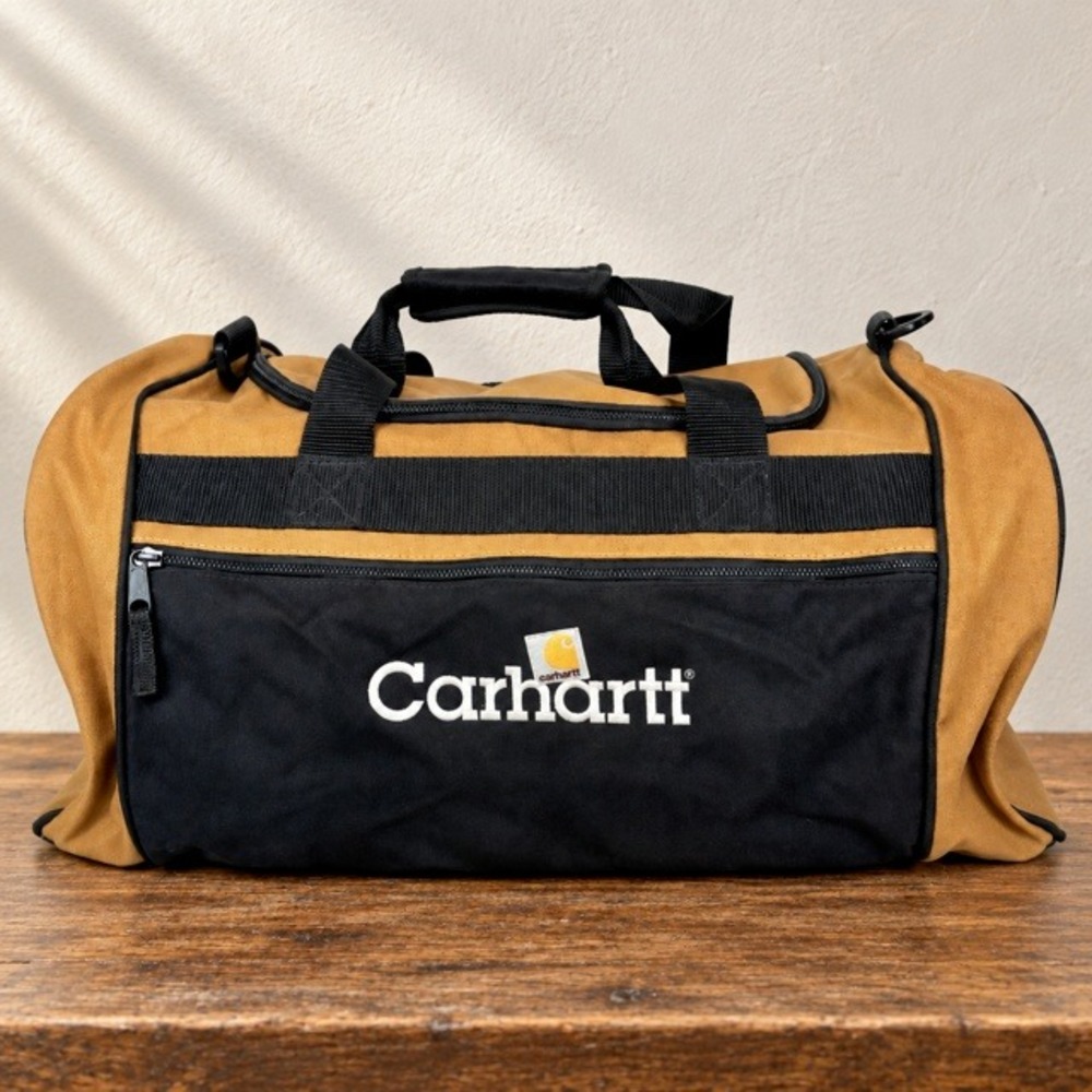 Carhartt Legacy 20in Gear Duffel Bag Brown Black Heavy Duty Travel Work